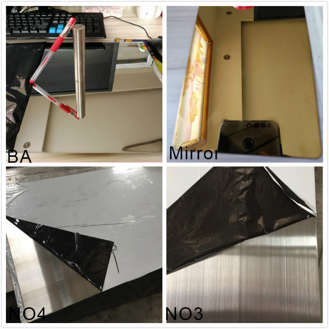 BA Aisi 304 Stainless Steel Sheet SUS304 Mirror Inox Steel Sheet 1.4301
