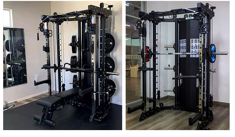 Arm Chest Leg Press Multi Functional Smith Machine Strength Training