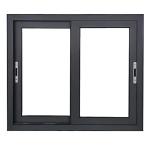 Modern Aluminum Sliding Glass Window Horizontal Double Glass Sliding Window