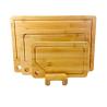 Buy cheap Highly Durable Sustainable Bamboo Cutting Board Sets with Stand L 45X30X1.9CM from wholesalers