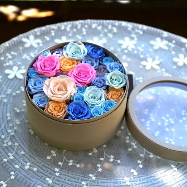 Buy cheap Luxury Gift Real Preserved Roses In Velvet Box That Lasting 3 Years real rose gift Natural Fresh flower rose from wholesalers