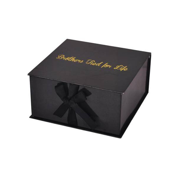 Buy cheap Glossy Black Custom Wig Boxes With Logo Rigid Paperboard Material from wholesalers