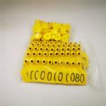 Animal Husbandry Goat Numbered Cattle Ear Tags Blank RFID TPU Material