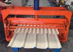 Color Coated Metal Sheet Rolling Machine , Smart Metal Roofing Roll Former