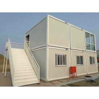 Buy cheap Steel Construction Prefabricated Container House Galvanized Fireproof product