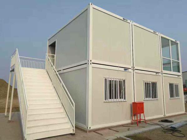 Buy cheap Steel Construction Prefabricated Container House Galvanized Fireproof from wholesalers