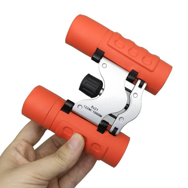 Buy cheap 8x21 Small Binoculars Compact Folding Roof Prism Design Kids Binoculars For Travel from wholesalers