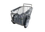 Stainless Steel Medical Drugs Trolley With Two Big Wheels / Two Small Casters