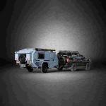 NJSTAR Hard Shell Pop Up Camper Aluminum Pop Up Travel Trailers