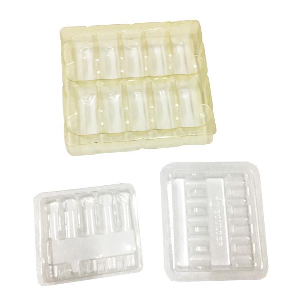 Buy cheap Transparent PS Ampoule Tray 1ml X 5 Ampoules Plastic Blister Packaging from wholesalers
