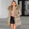 Buy cheap Machine Washable Thermal Cashmere Lady Jacket Without Real Fox Fur from wholesalers