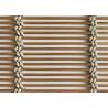Buy cheap Gold Color Cable Wire Pvd Architectural Metal Mesh Screen 6m Width from wholesalers