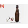 Buy cheap Designable Shape Brown Glass Beer Bottles , Brown Swing Top Bottles Clear Material from wholesalers