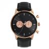 Buy cheap Custom Stainless Steel Chronograph Watch 40x11mm Crocodile Leather Watch from wholesalers