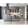 Buy cheap Minimalist Modern Kitchen Cabinet Classic Style With Artificial Stone Countertop from wholesalers