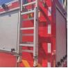 Buy cheap Grey Color Aluminum Folding Ladder 8 KG Weight High Performance from wholesalers