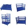 Buy cheap Industrial Collapsible Steel Wire Mesh Pallet Box Container from wholesalers