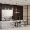 Buy cheap Furniture Manufacturer Modern Design Marble Counter Top Kitchen Restaurant Cabinet Island With Storage from wholesalers