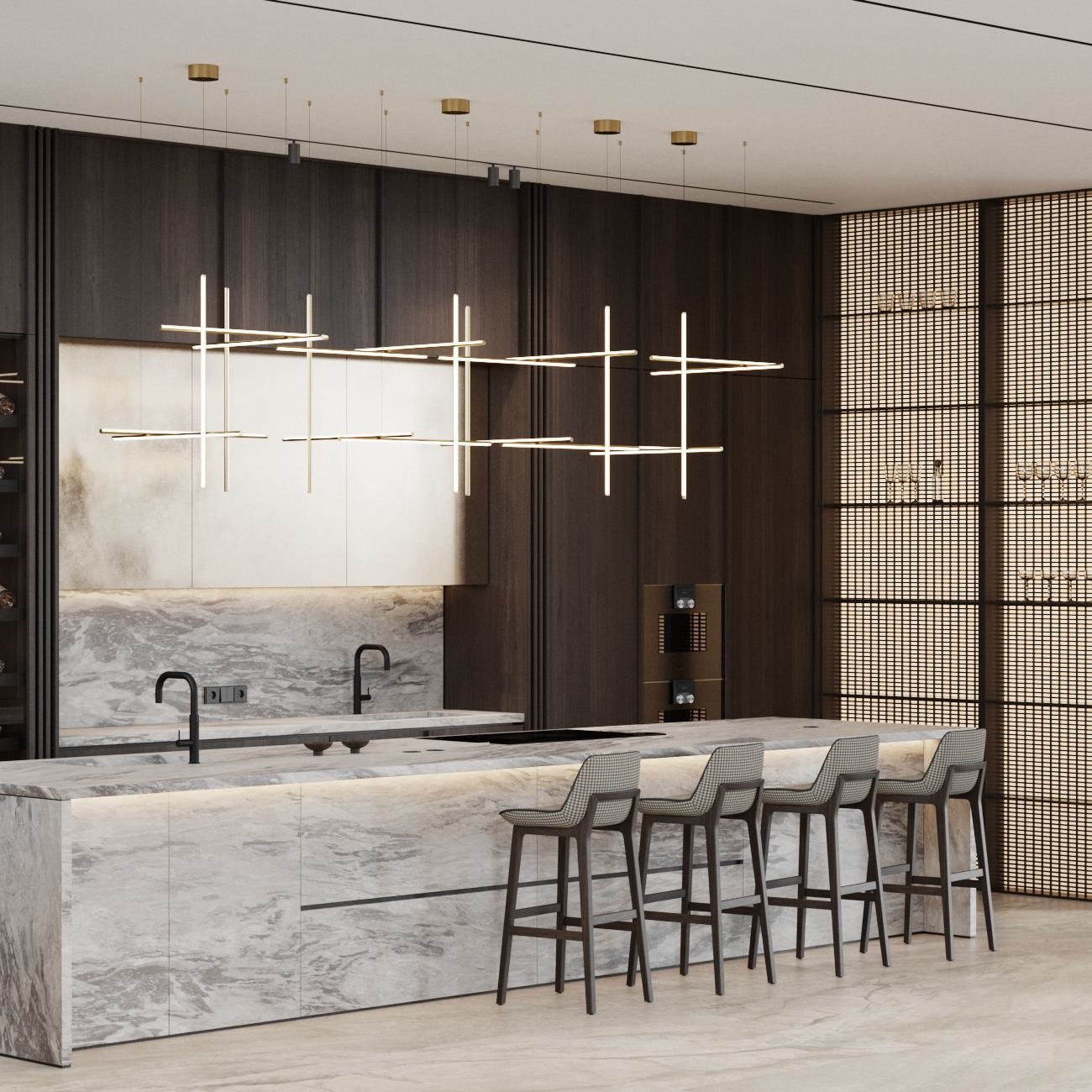 Contemporary High Gloss Wood Laminate Kitchens Cupboard Cabinet Factory Suppliers