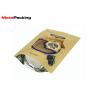 Buy cheap Aluminum Foil Kraft Paper Food Bags Stand Up Zipper Lock Customs Size Gravure Printing from wholesalers