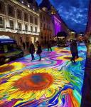 P3.91 Indoor Full Color LED Lighting Dance Floor 250*250mm LED Module 65410