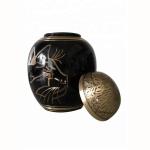 Cat Pattern Pet Urns / Personalized Cat Urns Eco-Friendly Brass Material