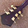 Buy cheap New Design CUSTOM purple electric guitar , with shell beautiful woman on body , 6 strings guitars , high quality guitar from wholesalers