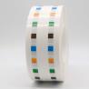 Buy cheap 10*20-10mm Adhesive Cable Labels Multicolor Matte Translucent Water Resistant Vinyl Cable Label from wholesalers