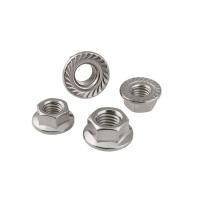 Buy cheap FN Stainless Steel Flange Nut 3/8-16 HDG Flange Nut Bolt product