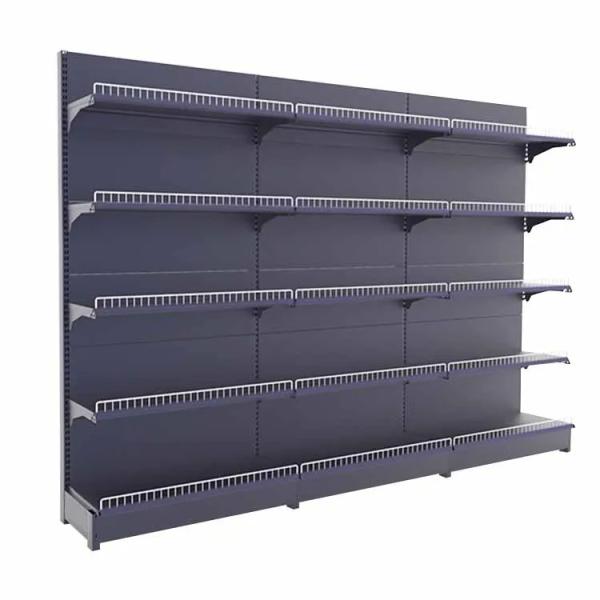 Buy cheap Factory custom color size metal supermarket shelves supermarket racks supermarket gondola from wholesalers