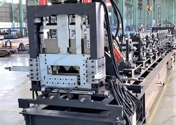 Buy cheap 380V U Purlin Roll Forming Machine Hydraulic Cutting Purlin Roll Former from wholesalers