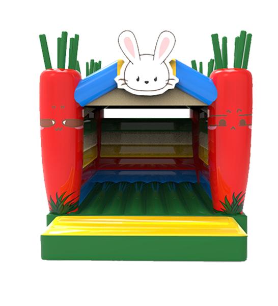 Buy cheap Carrot Pillar Inflatable Small Jumping House Indoor Palyground from wholesalers