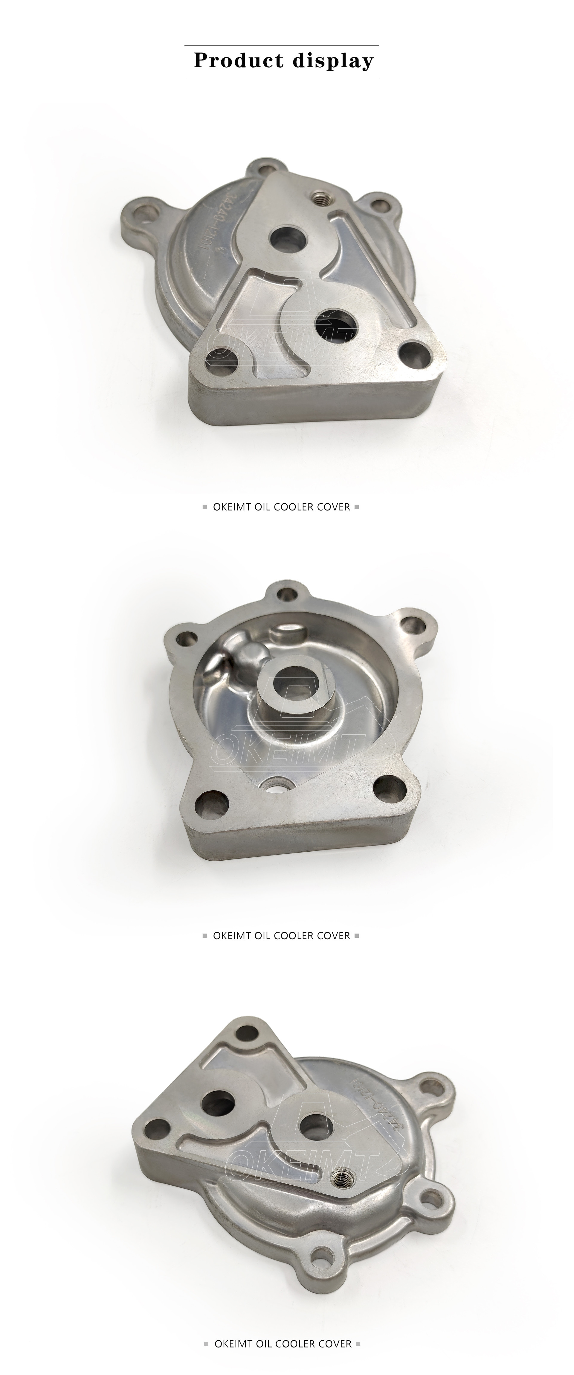 High Quality S4K Diesel Engine Fuel OIL Filter Head Cover 34240-12101 Cover