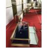 Buy cheap 1050*550mm Countertop Jewellery Display Cabinet Glass 1000mm High Gold Electroplate OEM from wholesalers