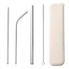 Buy cheap OEM Water Bottle Accessories Metal Smoothie Straws And Cleaning Brushs from wholesalers