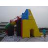 Buy cheap Kids / Adults Outdoor Red Inflatable Swimming Pool Water Slide 0.55 mm PVC from wholesalers