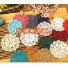 Buy cheap Household Handmade Flower Crochet Doilies, Round Cup Mat Pad, Coaster Placemats, doily from wholesalers