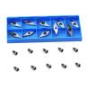 Buy cheap Diamond Cutting Edge Carbide Woodturning Cutters 10pcs with screws Standard from wholesalers