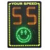 Buy cheap Road Warning solar powered traffic speed signs detector Dual color Display 12inch 13.4inch from wholesalers