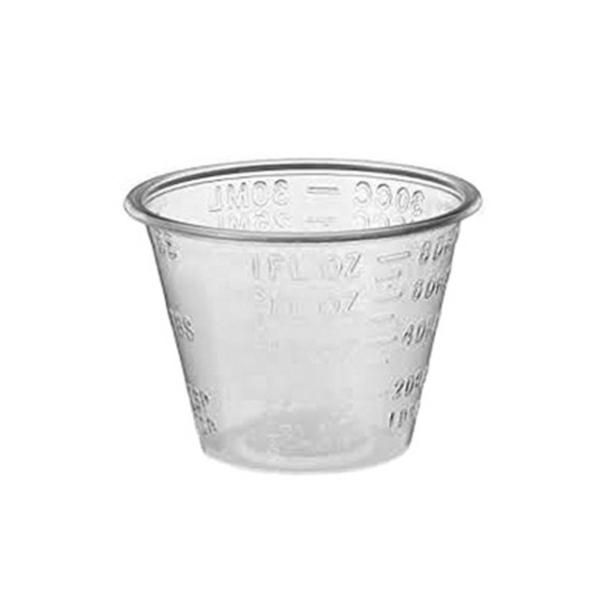 Buy cheap 30ml 30CC 8dr Disposable plastic measuring pp cup for medicine transparent from wholesalers