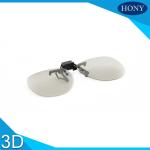 Buy cheap Imax Cinema 3D Linear Polarized Glasses Clip Frame For Near - Sighted from wholesalers
