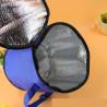 Buy cheap Round shape reusable insulated picnic cooler bag, zippered non woven cooler bag for frozen food with EPE foam from wholesalers