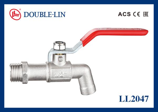 Buy cheap ISO228 Thread Flat Lever Handle 1/2" Bib Cock Valve from wholesalers