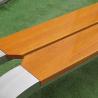 Buy cheap Outdoor Bench Furniture Sets Metal Wooden Public Street Bench Plastic Wood Leisure Chair from wholesalers