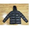 Buy cheap Cotton Quilted Jacket Mens Padded Waterproof Jacket Black High Shine Puffer from wholesalers