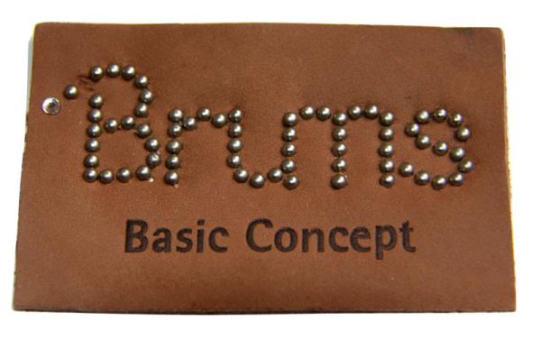 Buy cheap Brown stamped heat burned metal pin logo suede Leather Patches for jeans from wholesalers
