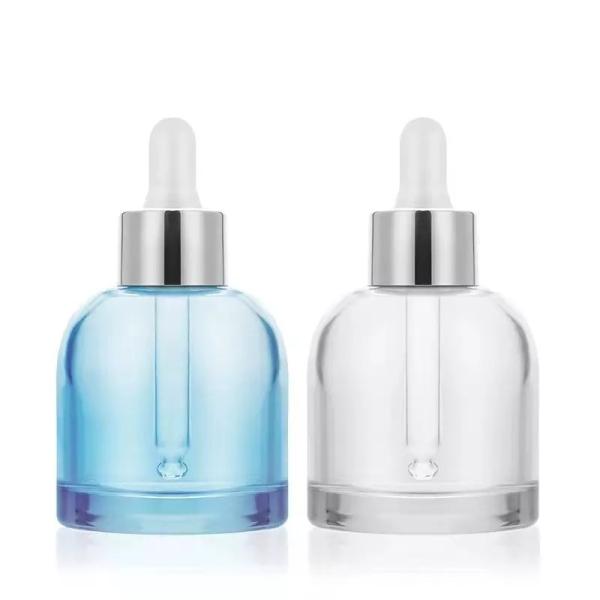 Buy cheap 0.25ml/T Round Water Dropper Bottle Transparent 30ml Cosmetic Jars from wholesalers