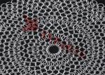 6'' SS Round Cookware Chainmail Scrubber Cleaning Cast Iron Pan