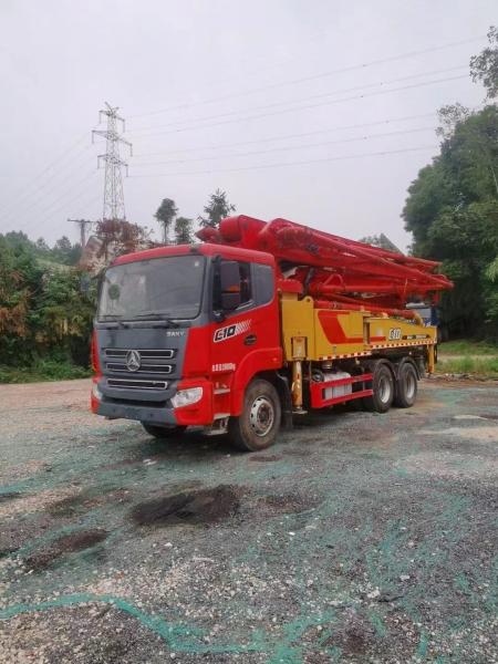 2021 Red Sy 43m Concrete Pump on Sy Truck Top Ranking Heavy Construction