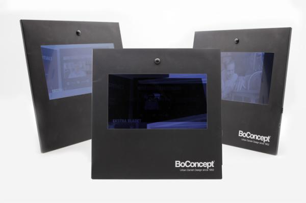 Buy cheap Custom Leather Video Wedding Invitations Square Digital Video Brochure from wholesalers